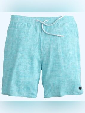 JOHNNIE-O PEACOCK ARIBA CROSSHATCH 7" SURF SHORTS BOARDSHORTS SWIM TRUNKS SZ M